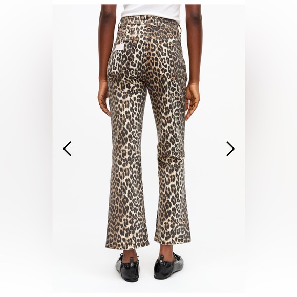 Ganni Leopard Print Pants - Picture 2 of 9